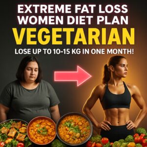 Women Extreme Fat Loss Veg Diet Plan By www.gorillagainz07.com